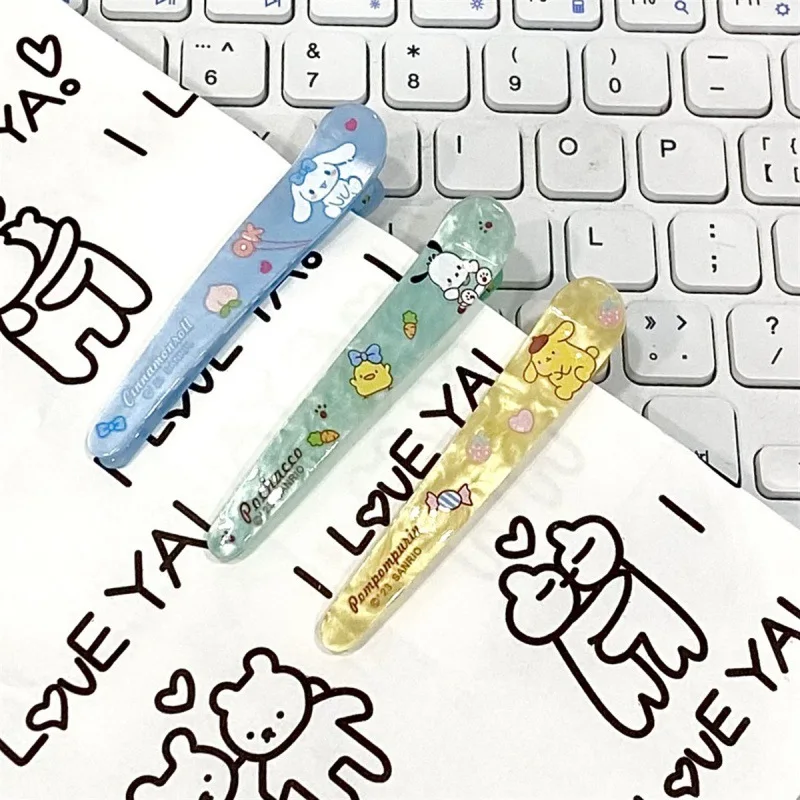 

Cute Sanrio Hair Clips Hello Kittys Accessories Kawaii Beauty Cartoon Anime Bangs Side Hair Clips Headdress Toys for Girls Gift