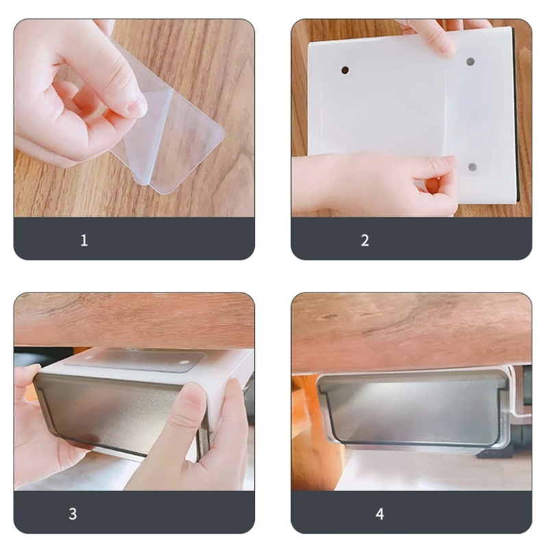 Самоклеящийся ящик для хранения держатель ручек подставка карандашей контейнер