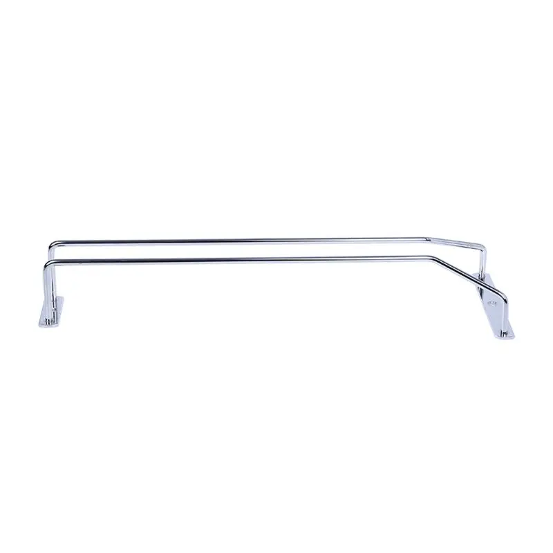 

F63A 35CM Wine Glass Rack Hanging Stemware Holders Under Cabinet Home Bar