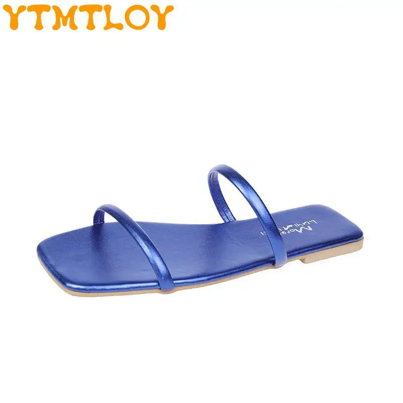 

Women's Flat Flip Flop Summer 2022 Flat Ins Casual Designer Beach Slippers Women's Slippers Large Size 35-42 Unicorn Slippers