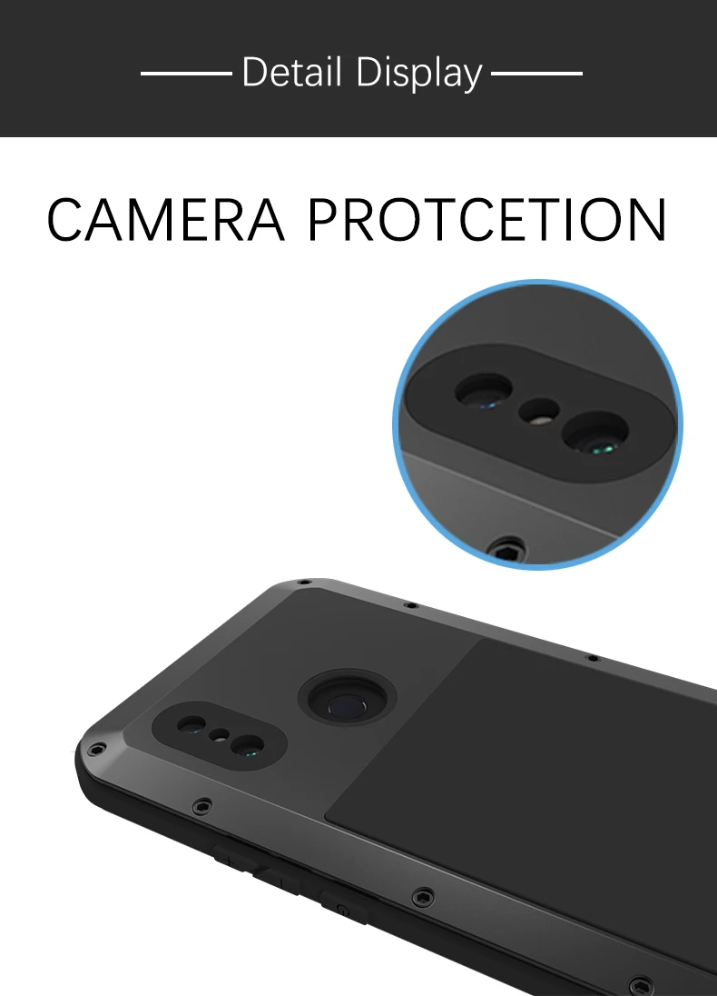 Powerful Metal Armor Case For Xiaomi Mi Max 3 Waterproof Shockproof Rugged Full Body Protective Cover For Xiaomi Max 3