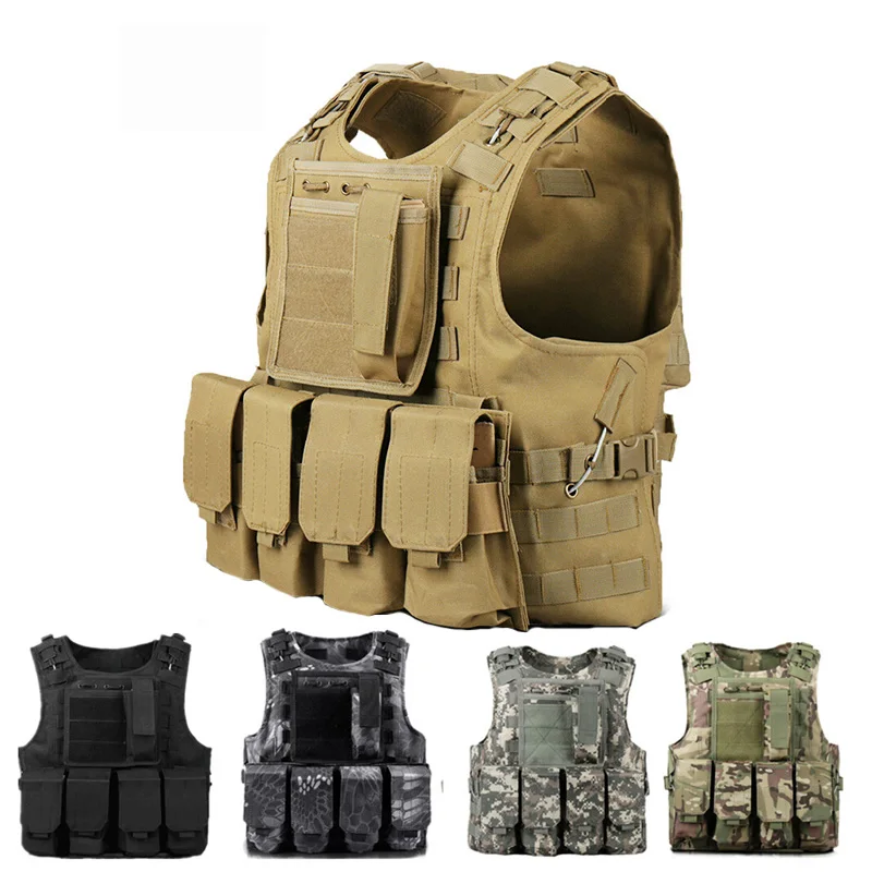 

Tactical Hunting Vest Mens Military Field Battle Airsoft Molle Waistcoat Assault Plate Carrier Combat Vest Airsoft Equipement