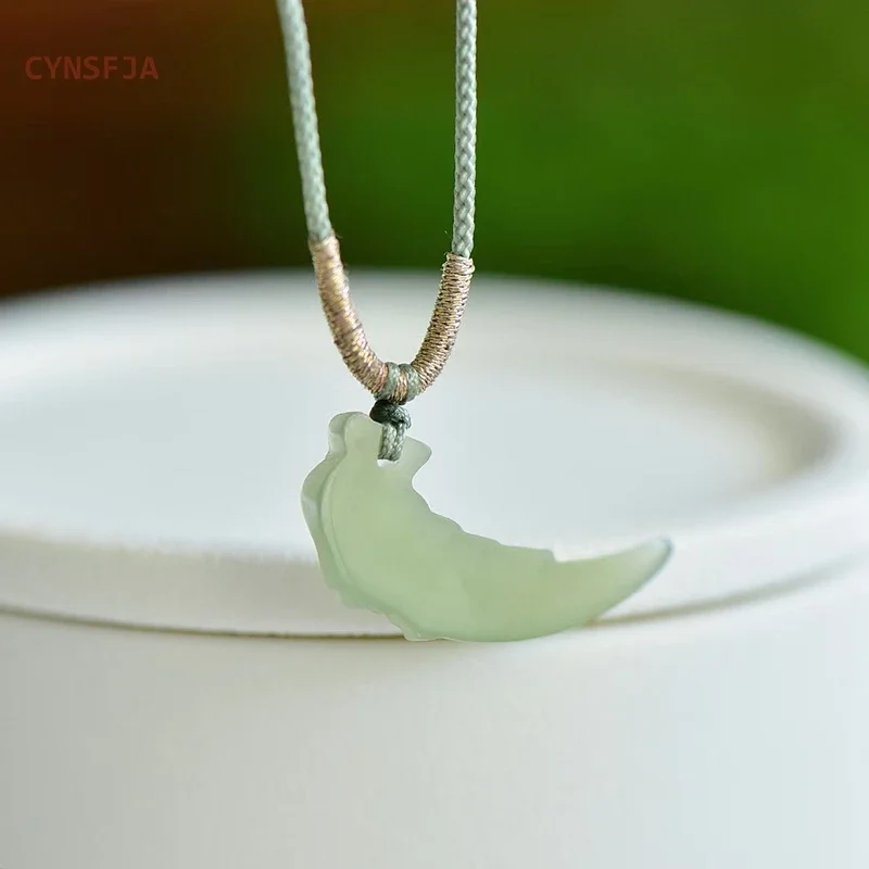 CYNSFJA новый настоящий сертифицированный натуральный нефрит Хэтянь унисекс