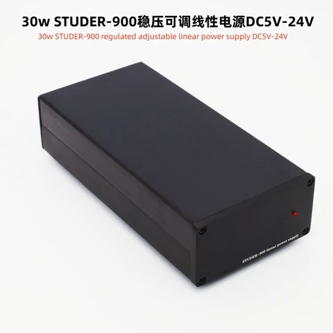 STUDER-900 аудио декодер с низким уровнем шума, стабильный Регулируемый Линейный источник питания, регулируемый DC5V-12V-напряжение 24 В