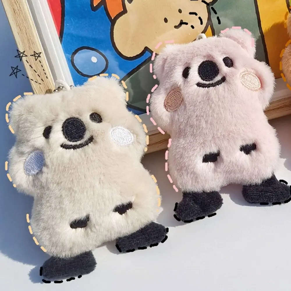 

Embroidery Doll Koala Hanging Keychain Creativity Korean Style Bag Accessories Plush Hand-filled Student
