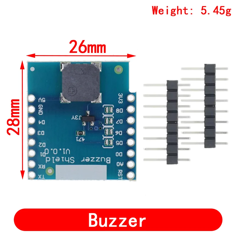 Фото Esp8266 D1 Mini Pro Wi-Fi Nodemcu Data Logger Shield Ds1307 Батарея 0,66 Oled DC Power Buzzer V1.0.0 Двойная база для Wemos Diy Kit №3