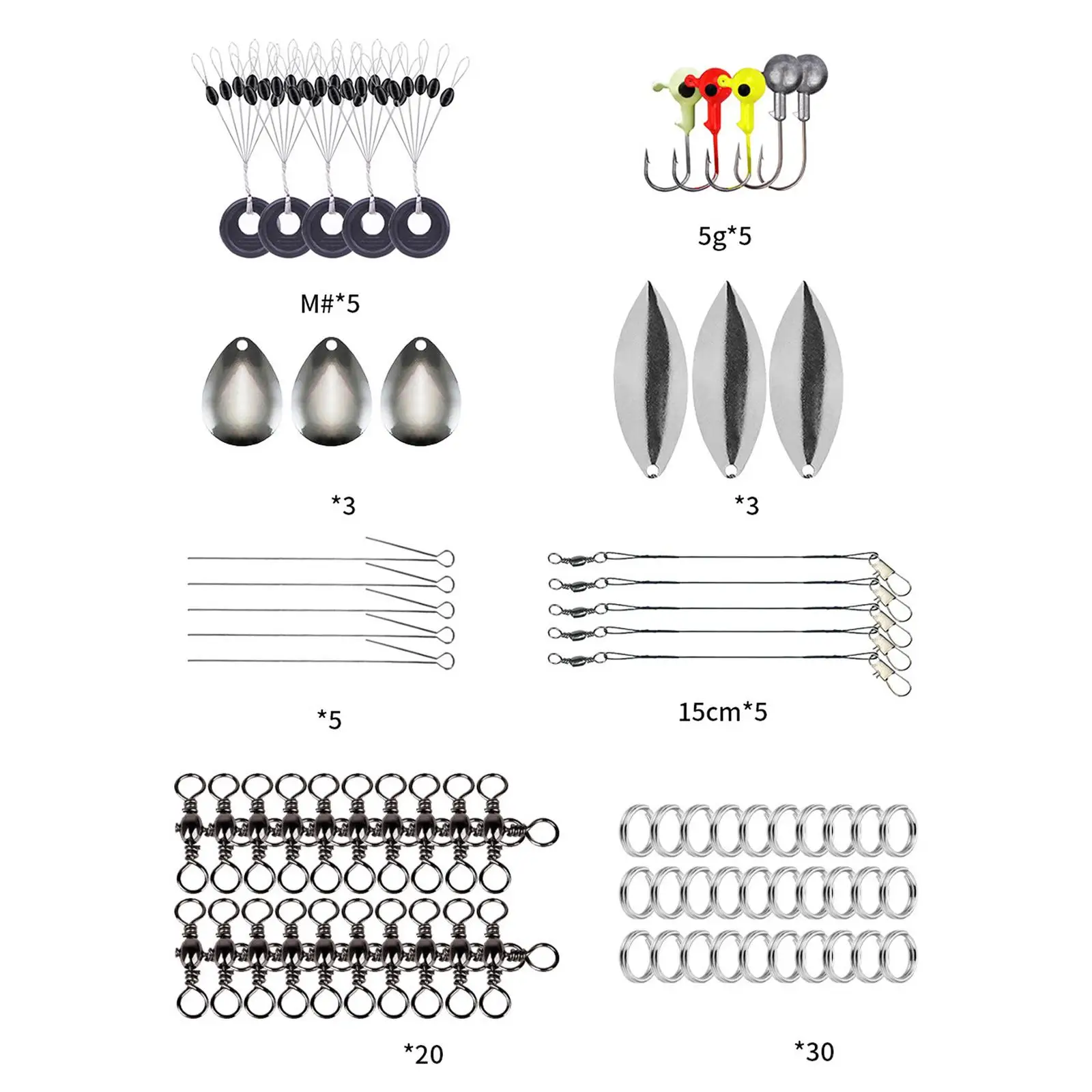 

Набор аксессуаров для рыболовных снастей, 246 шт., коробка для рыболовных снастей, приманка