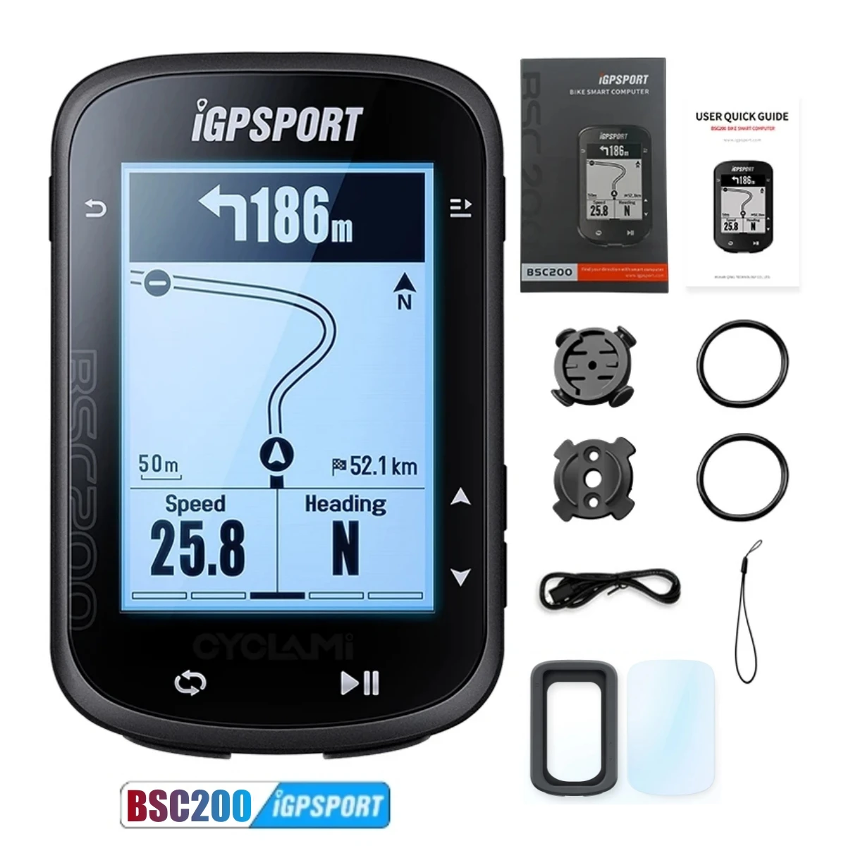 Велосипедный GPS-компьютер iGPSPORT BSC200