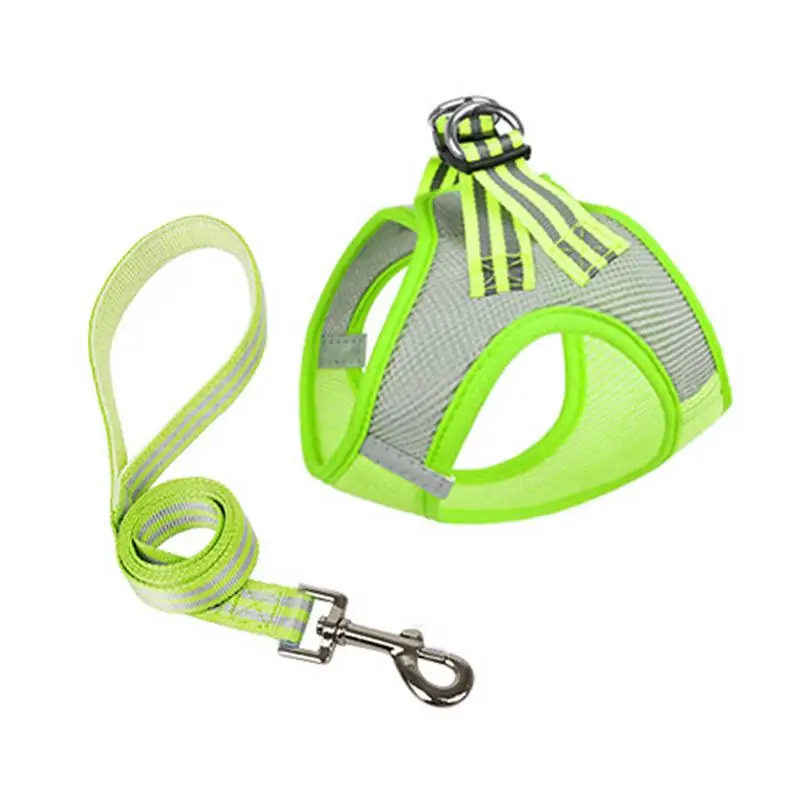 

Поводок для собак и кошек, удобная легкая нейлоновая Светоотражающая подкладка, сетчатая подвеска
