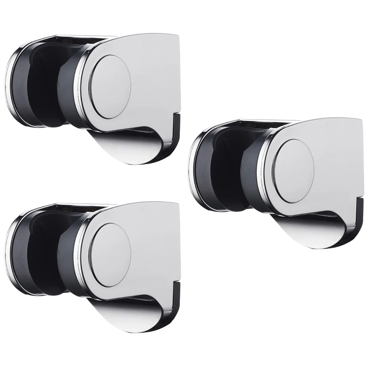 

3 Holder Reusable Adjustable Mount Wall Holder for Bathroom Accessories )