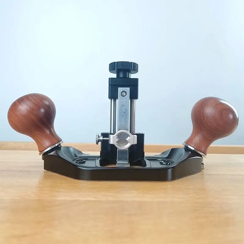 HONGDUI KM-17 Woodworking Router Plane for Tuning Joinery Cutting Grooves Mortise Carpentry Clear Bottom Plane Vitas Same Style