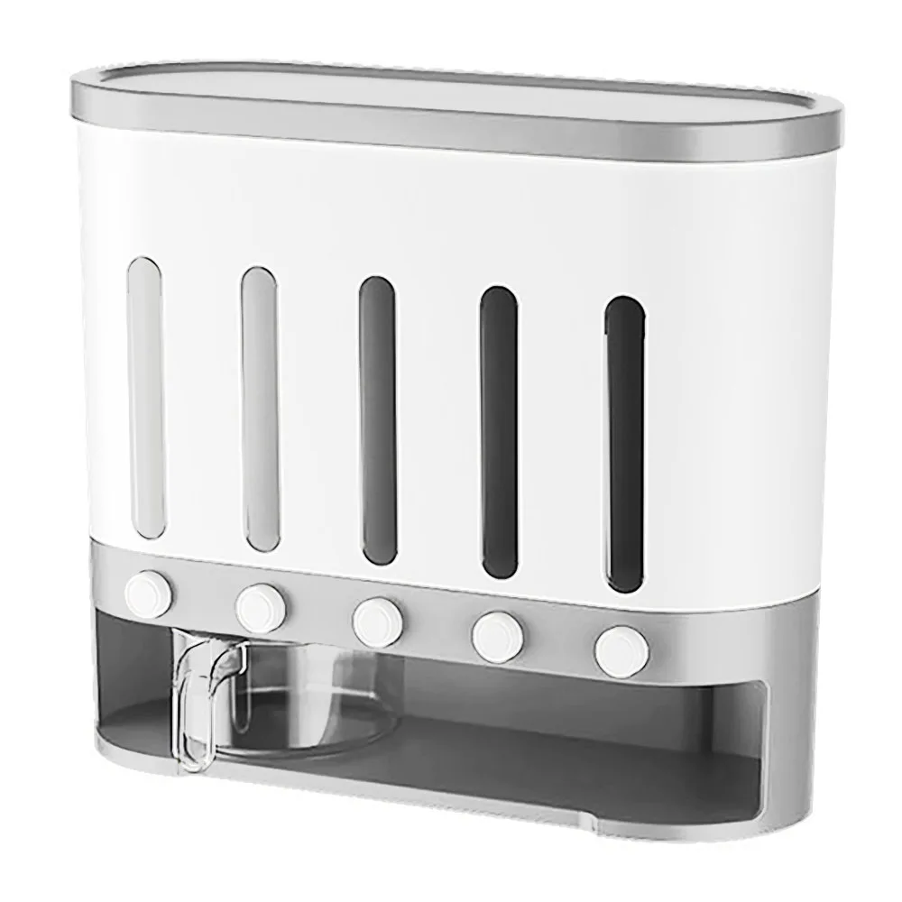 

Kitchen Sealed Rice Bucket Storage Box Food Dispenser Grains Storage Moisture-Proof Can Dry Food Dispenser