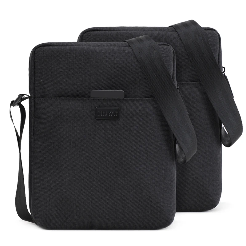 Simplicity Men's Bags Light Canvas Shoulder Bag for 7.9' Ipad Casual Crossbody Bags Waterproof Business Shoulder Bag for Men