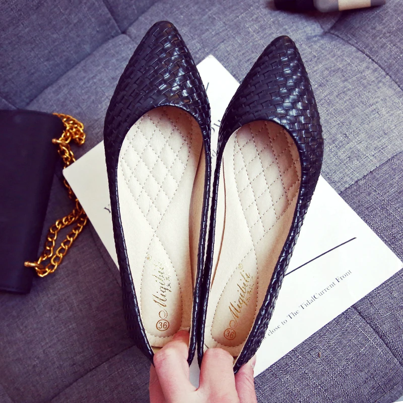 2023 New High-end Urban Fashion Women Shoes Flat Shoes Large Size Work and Leisure Female Shoes Spring Summer Autumn Wearable