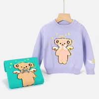 sweater knit jumper child clothes boy girl winter autumn warm angel bear tops for baby toddler