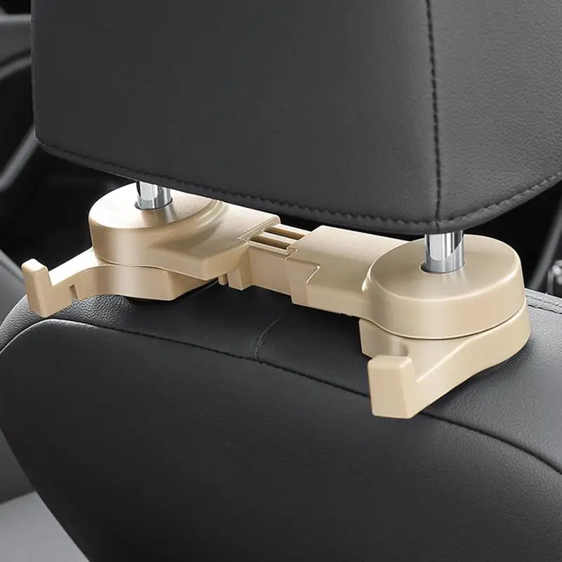 

Car Accessories Multifunctional Car Seat Back Hidden Hooks Car Headrest Hooks Bag Purses Hanging Hooks Organizer