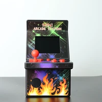 1pcs 8 bit mini arcade games built in 200 classic games portable retro handheld mini game console for kids gaming console