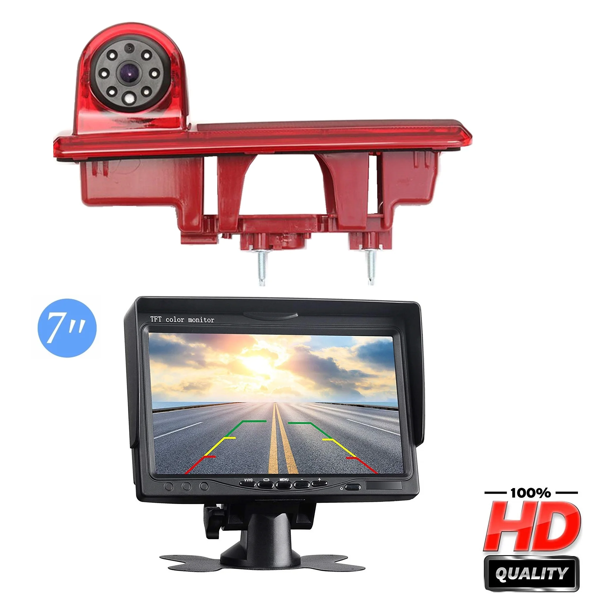 

Камера заднего вида E9 HD 720P с функцией ночной съемки тормозов для Renault Trafic 3, Vauxhall, Opel Vivaro B, FIAT Talento Primastar 2014-2020