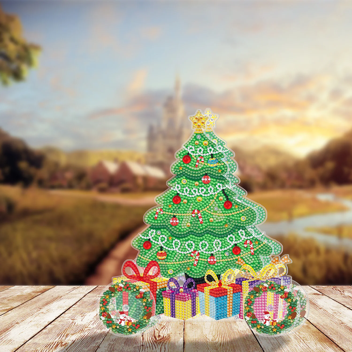 Алмазная мозаика для самостоятельного творчества картина на рождественскую