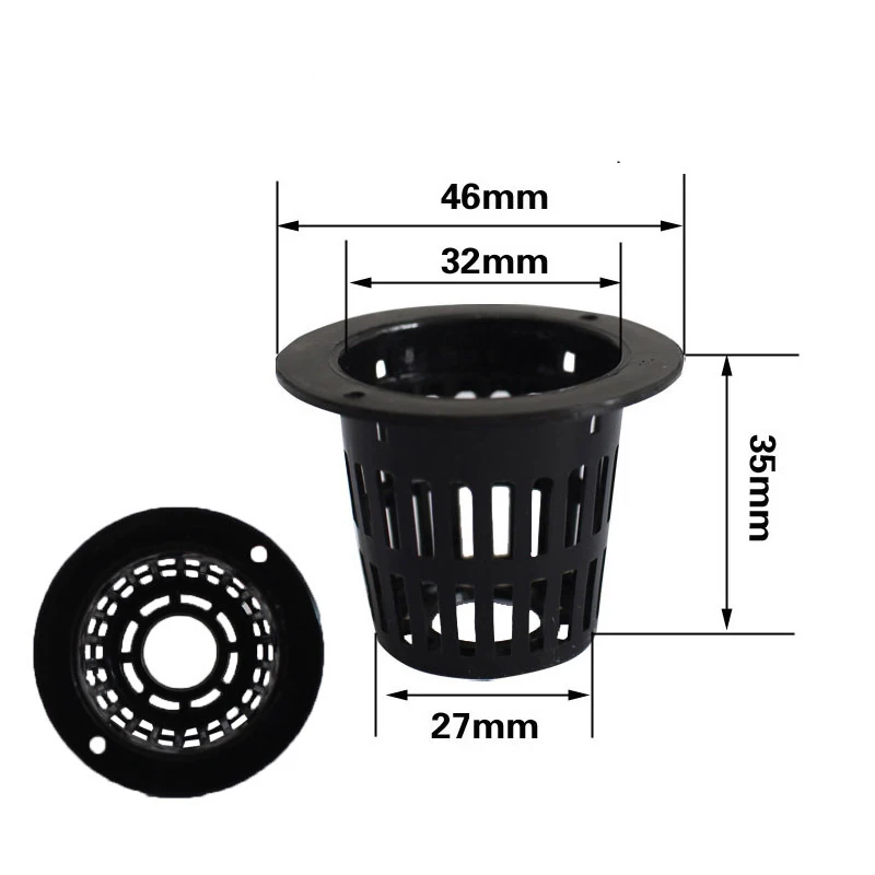 

10Pcs Planting Mesh Net Basket Pot + Clone Cloning Collar Foam Insert Hydroponic Reusable And Durable Garden Tools