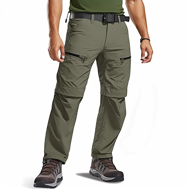 

Men's Cargo Pants for Hiking Outdoor Removable Calf Leg
