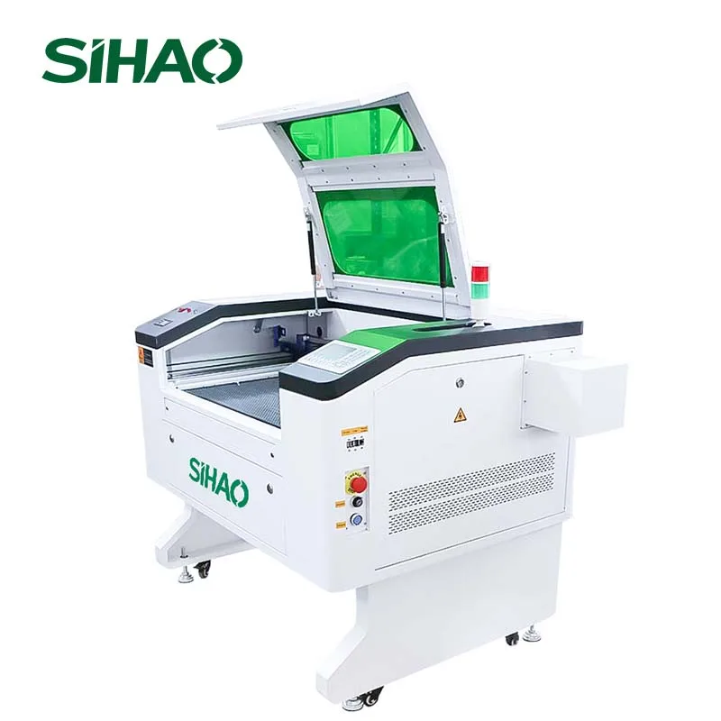 

Best Price SIHAO NEW Ruida CO2 Laser Engraving Machine 90-100W 700X500MM Laser Cutter Engraver With the Water Cooler Chiller