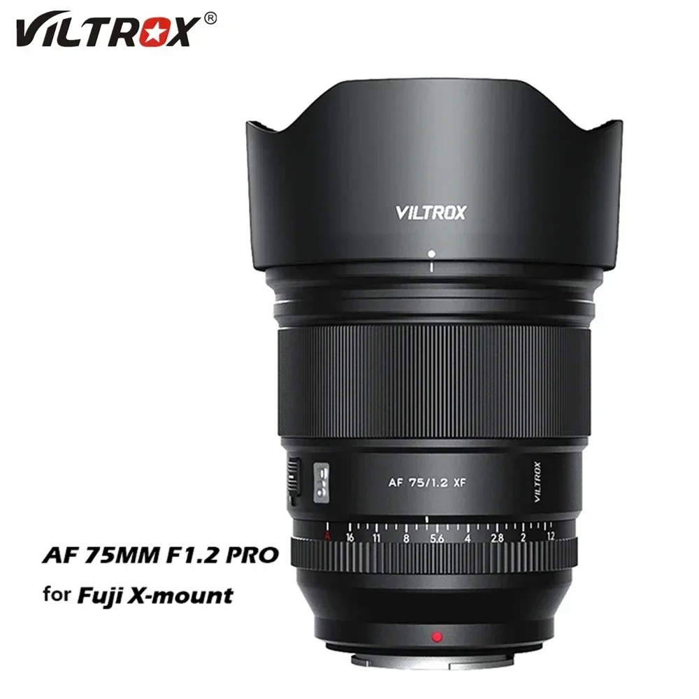 Фото Объектив VILTROX 75 мм F1.2 Sony E Nikon Z Fuji X с автофокусом и большой диафрагмой, портретный APS-C для Fujifilm Sony, объектив с креплением Nikon №5