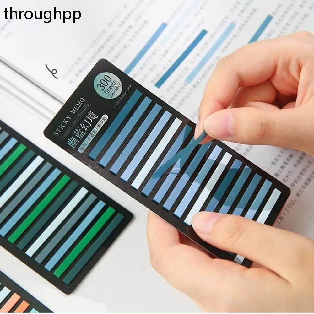 300 листов блокнот с индексом цвета радуги стикеры для заметок бумажные наклейки