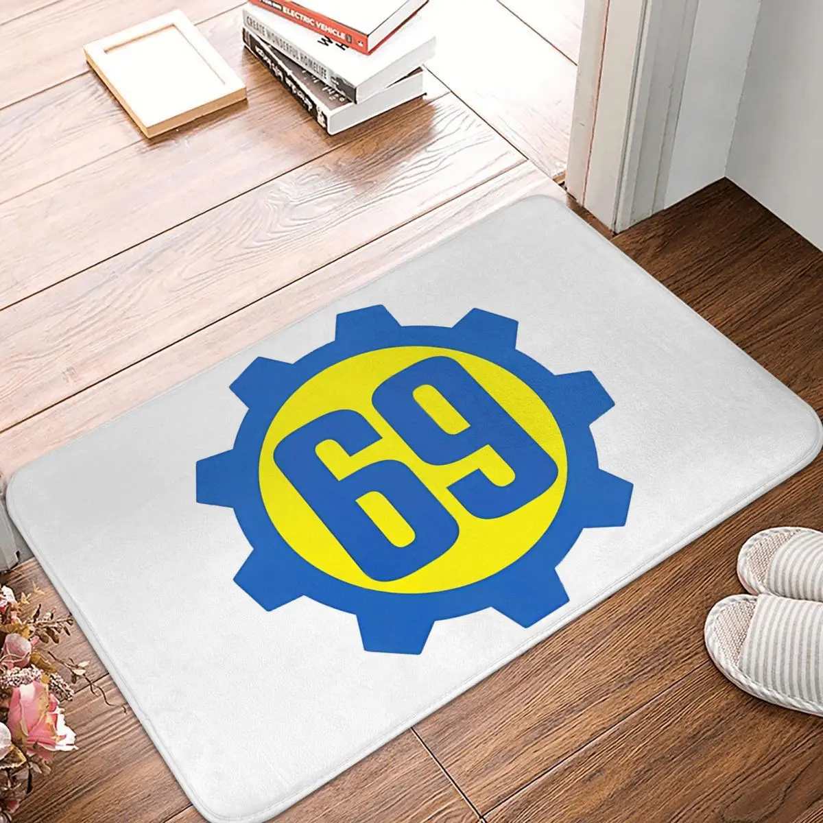 

Gear 69 Fallout Vault Boy Game Anti-Slip Rug Doormat Living Room Mat Hallway Carpet Welcome Decor