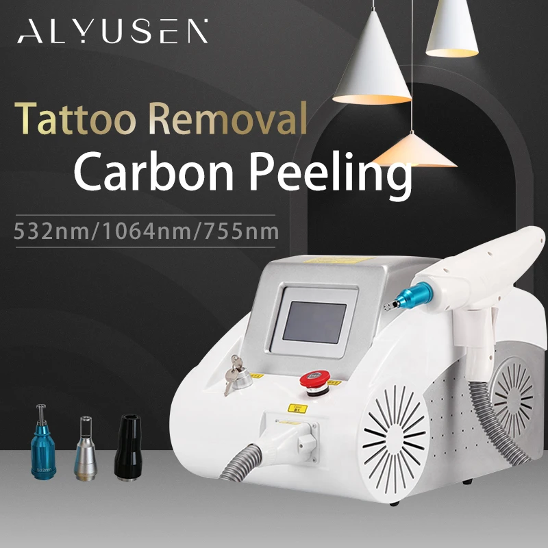 

Pico laser Q switched nd yag laser 1064 nm 532 nm 1320nm tattoo removal pigment removal salon equipment