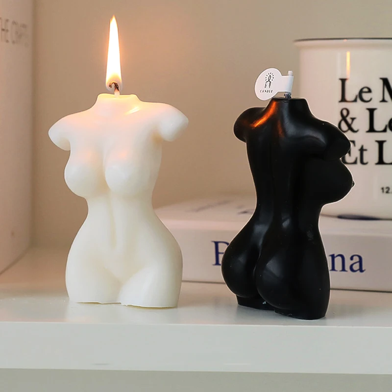 

Plump Woman Scented Candles Sexy Female Body Shaped Aroma Candle Wedding Birthday Party Gift Bedroom Ornament