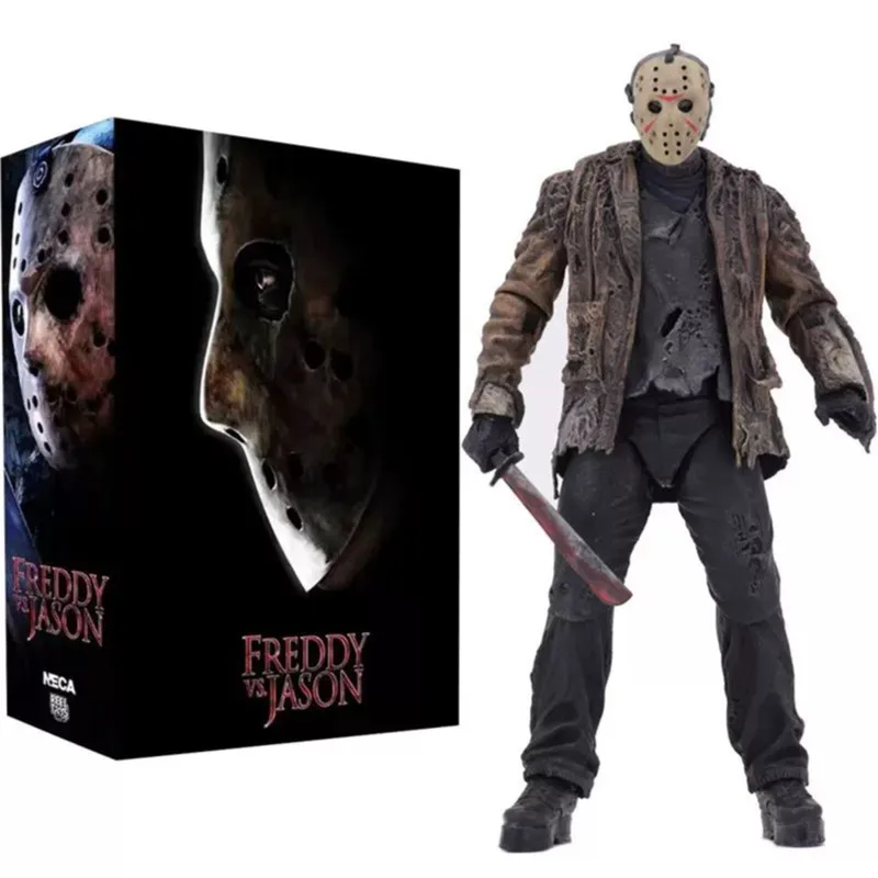 NECA Freddy против Джейсона вурхеса ПВХ экшн-фигурка Коллекционная модель игрушки