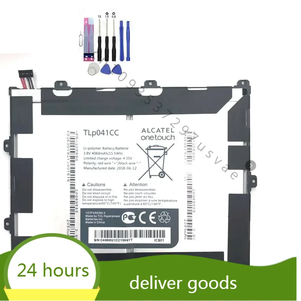 Оригинальный аккумулятор 3 8 В 4060 мАч 15 5 Втч для TLp041CC TLp041C2 Alcatel OneTouch POP P320A +