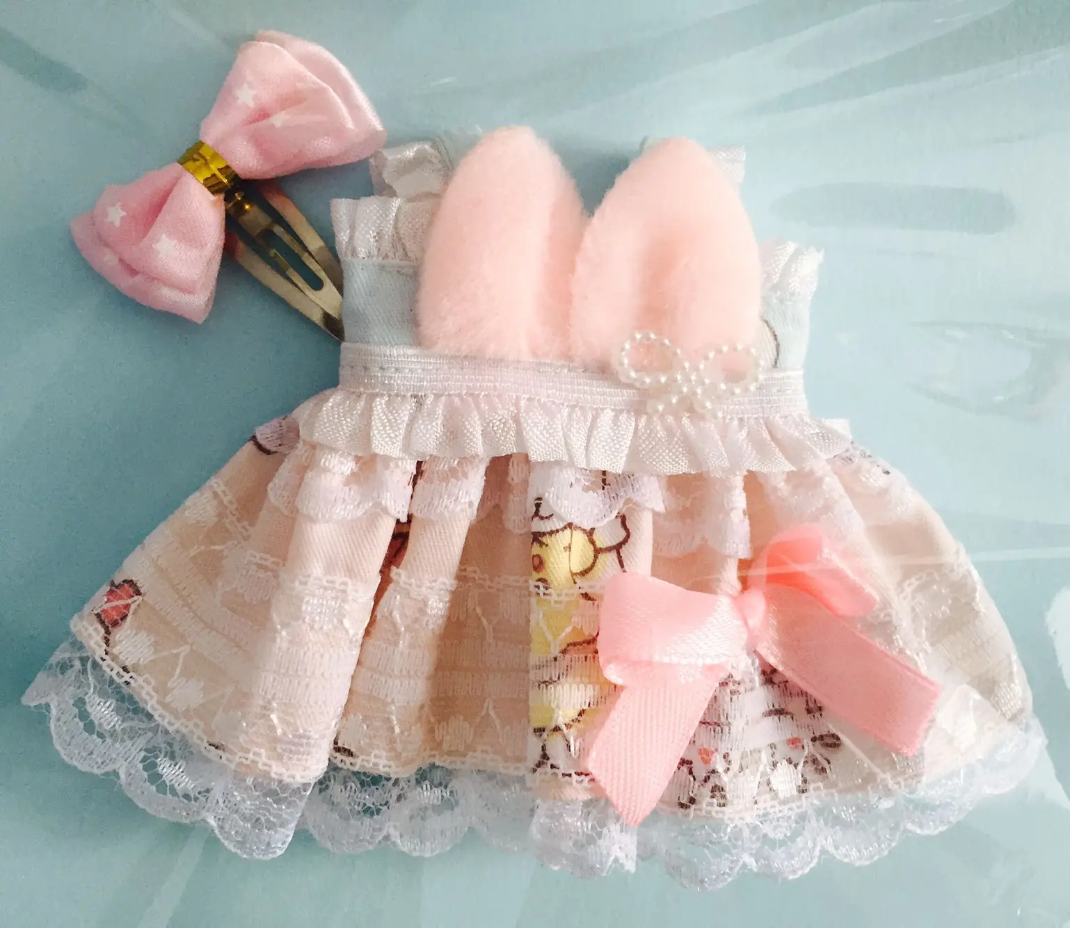 

Blythe clothes 1/6 30cm Rabbit back skirt bjd toys cloth (Fit for Pullip,Ob24, Licca)