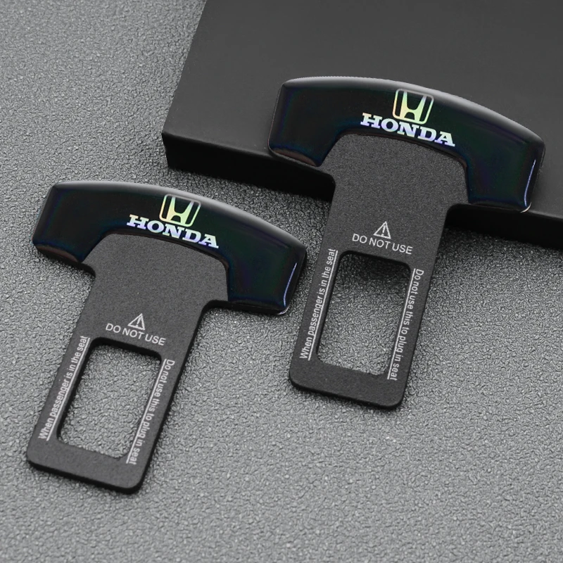 

1/2Pcs Metal Car Seat Buckle Plug Buckle Seat Belt Alarm For Honda Civic Accord Fit Crv Hrv Jazz City CR-Z Element Insight MDX