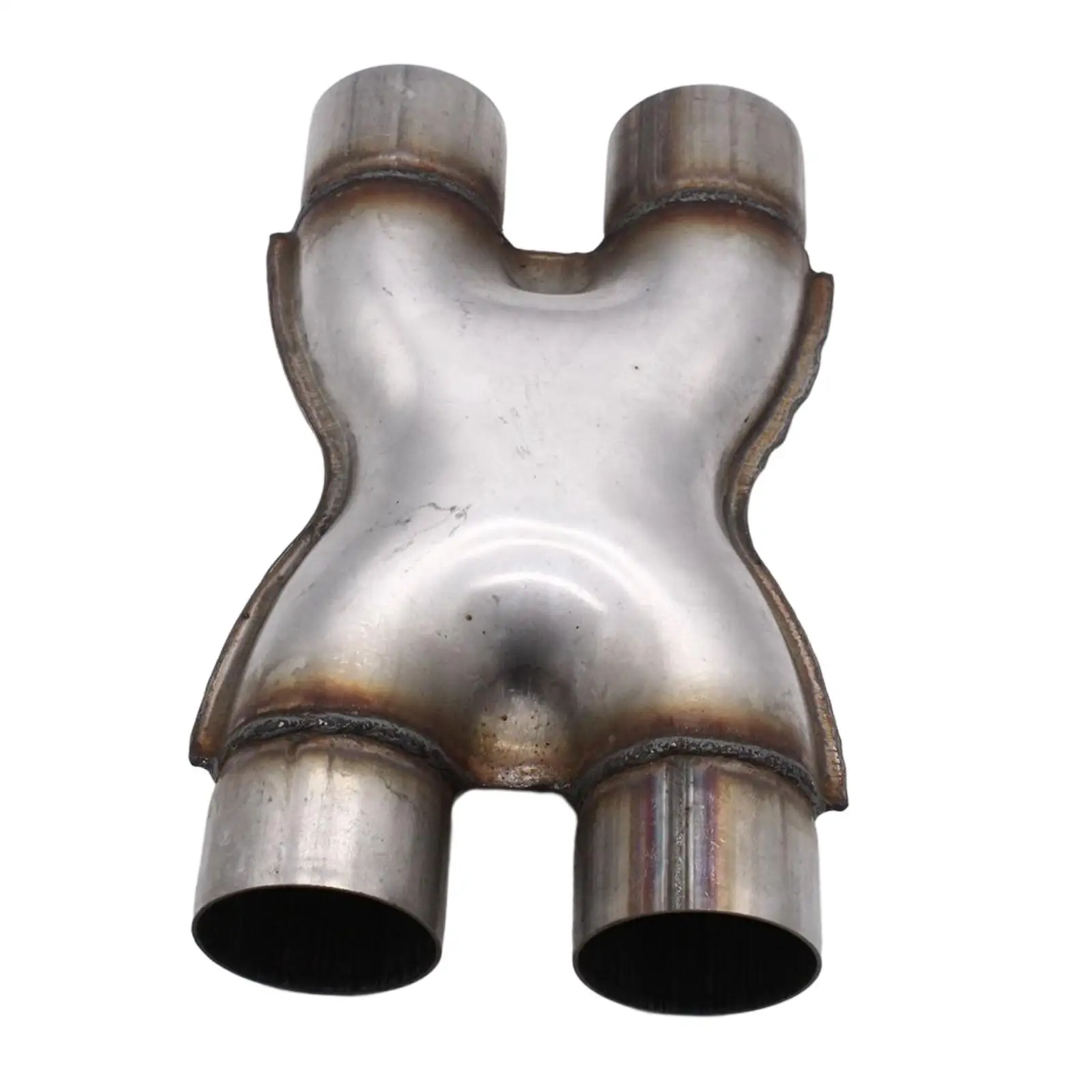 

Muffler Exhaust Tip Spare Parts High Performance Replaces Premium 304 Stainless Steel Car Accessories Four Way Exhaust Pipe