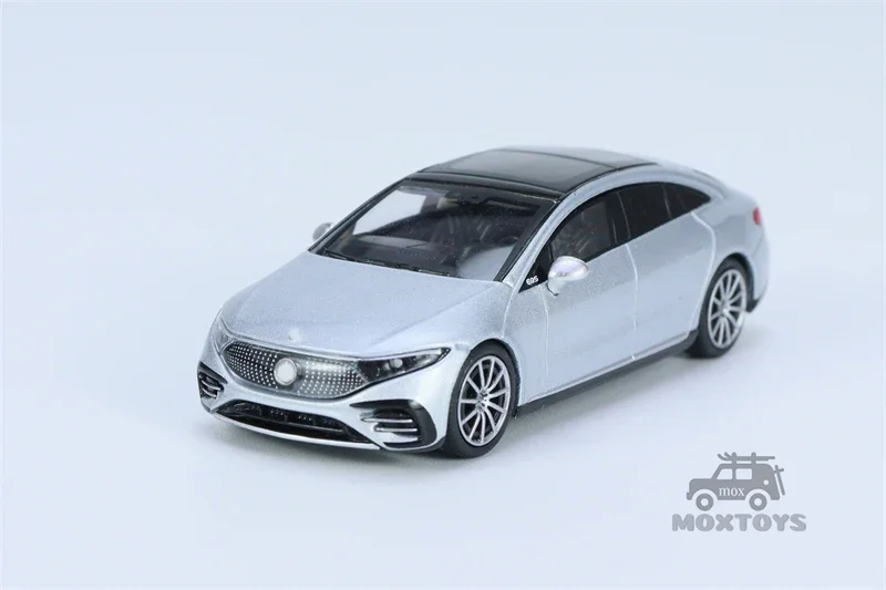 MINI GT 1:64 MB EQS 580 4MATIC Высокотехнологичная литая под давлением модель автомобиля