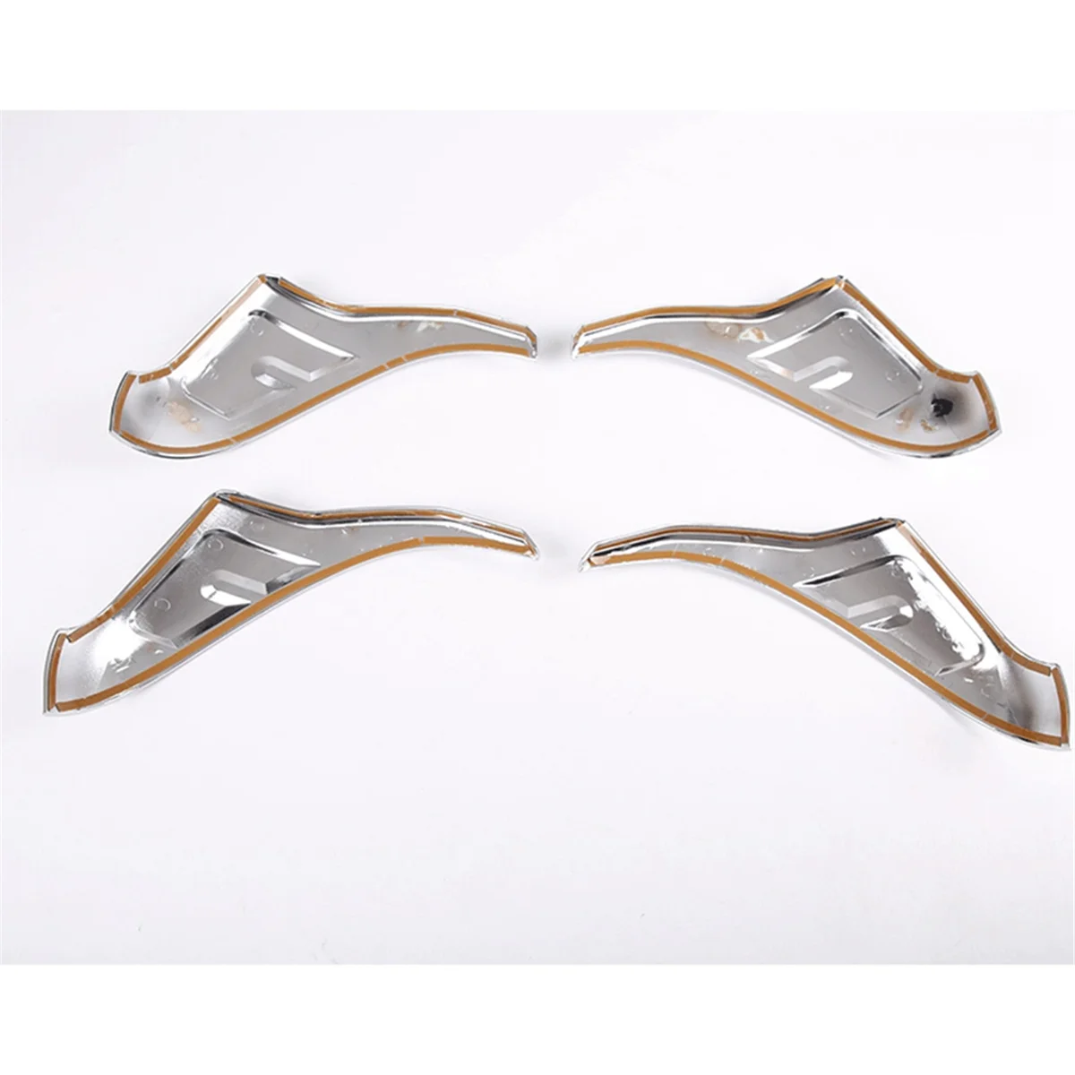 4 шт. серебряный задний фонарь декоративная крышка защитный чехол для Toyota FJ Cruiser