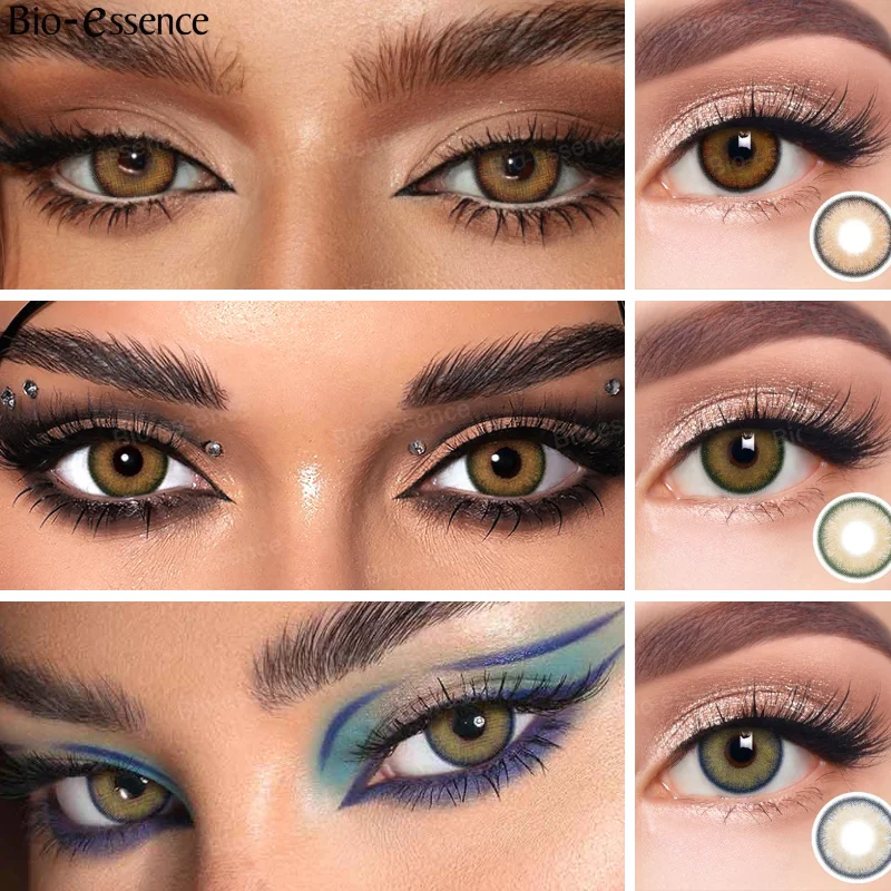 

Био-эссенция 1 пара цветные контактные линзы Colorcon для глаз синие линзы зеленые линзы серые линзы натуральные Линзы Аксессуары для макияжа