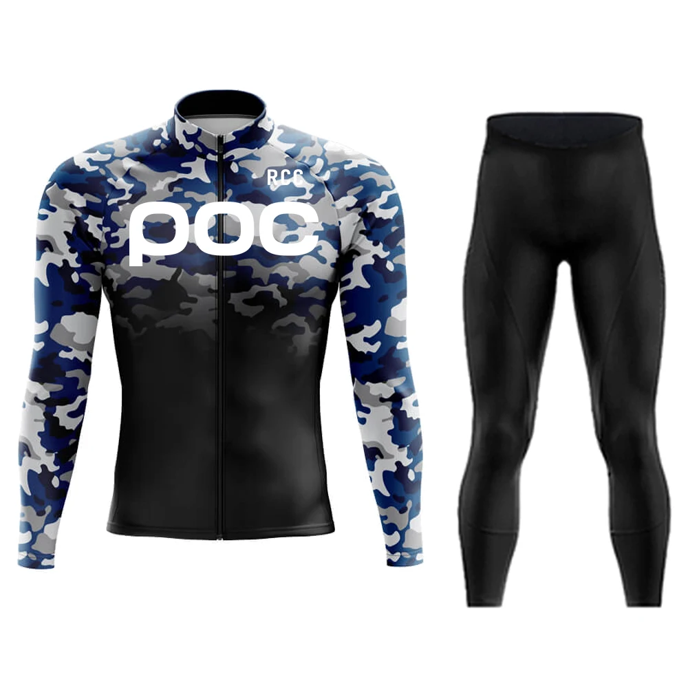POC дорожный велосипедный костюм мужской спортивный комплект рубашки с длинным