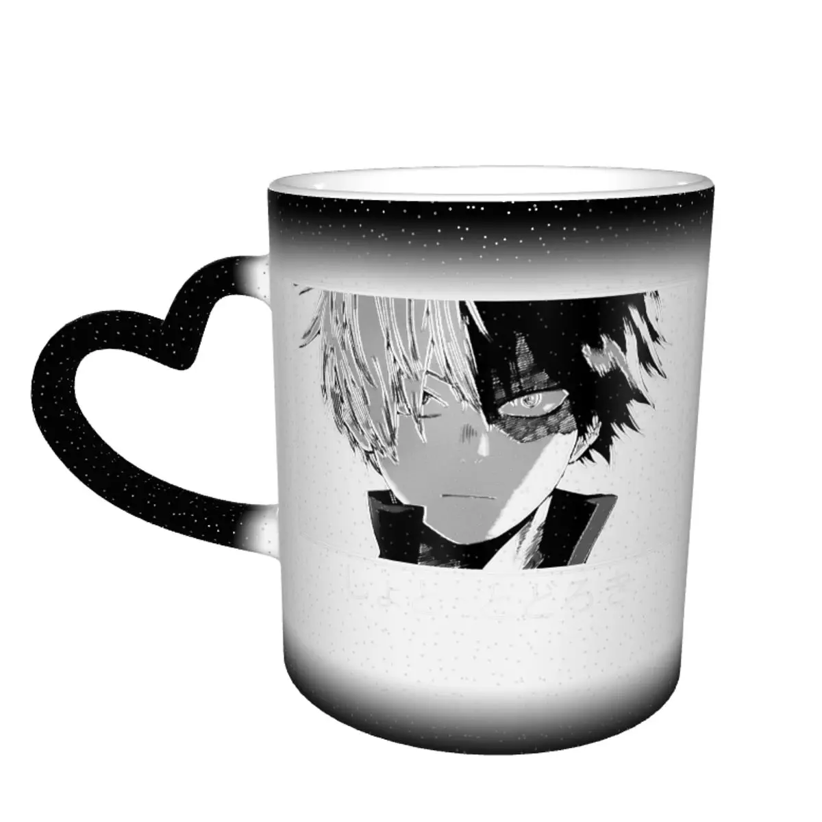 

Shoto Todoroki Mug My Hero Academia Kawaii Ceramic Mug Gift That Changes Color Creative Cups