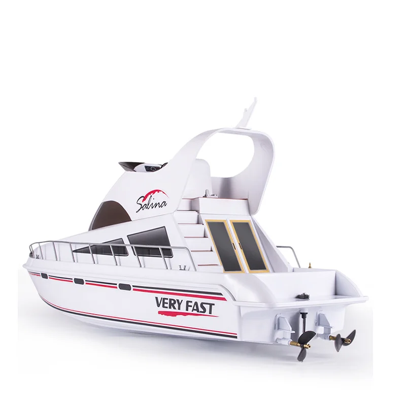 Henglong 2 4 г лодка с дистанционным управлением высокоскоростная имитация яхты