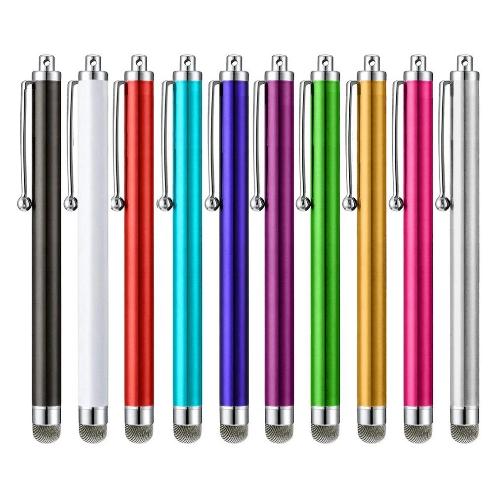 

50pcs/Set Durable Microfiber Tip Capacitive Universal Stylus Touch Screen Pen For Tablet iPad Mobile Phone