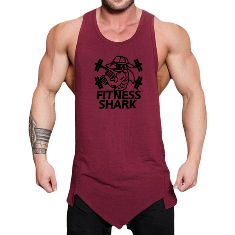 

Summer Men’s Musculation Workout Clothes Bodybuilding Sleeveless Tops Youth Simple and Loose Tank Tops Casual Streetwear