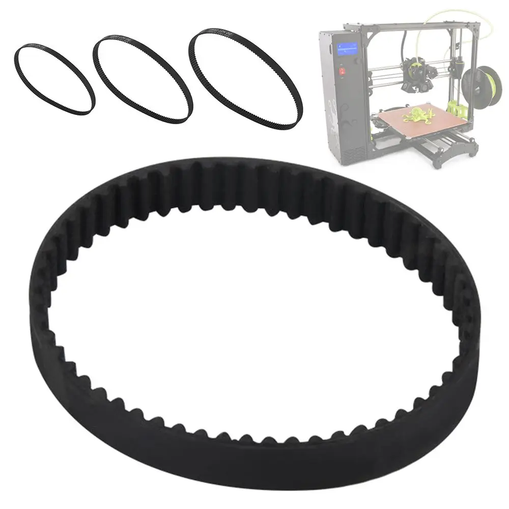 

4PCS Replaceable Rubber 3D Printer Accessories Professional Timing Belt GT2 Transmission Closed Loop