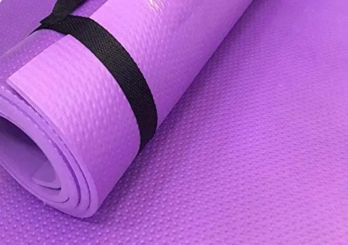 

2023 Colchonete de E.v.a Para Yoga e Exercícios (170X50X10MM) LIlas + Alça Cobertor de fitness