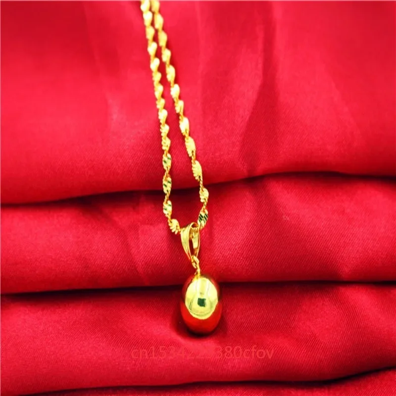 Золотое ожерелье в европейском стиле Женская модная Маленькая подвеска с