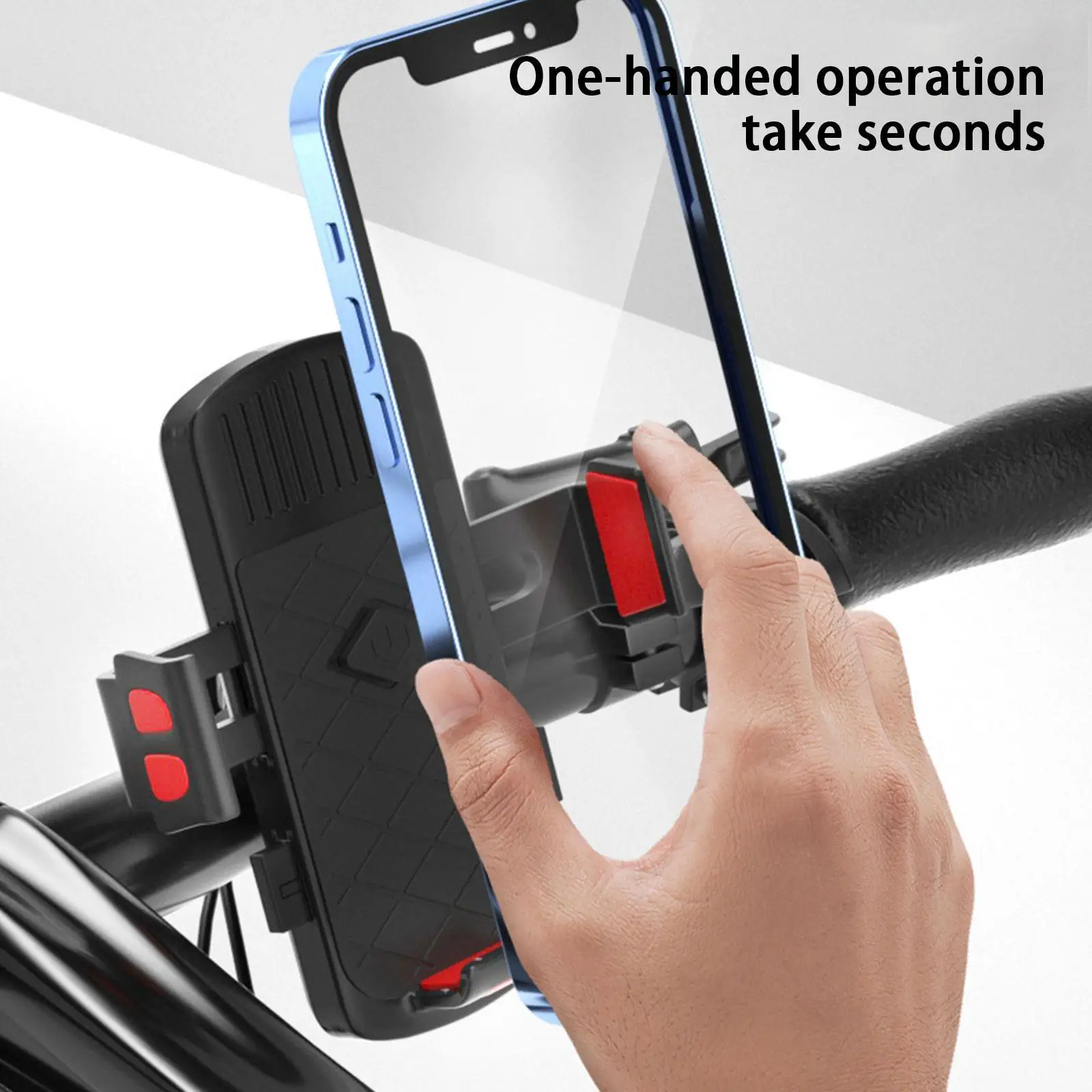 

Phone Holder Motorcycle Cellphone Holder Mobile Phone Support Bicycle Stand MTB Accessories Cycling Accessories For Motorcy B8Q4
