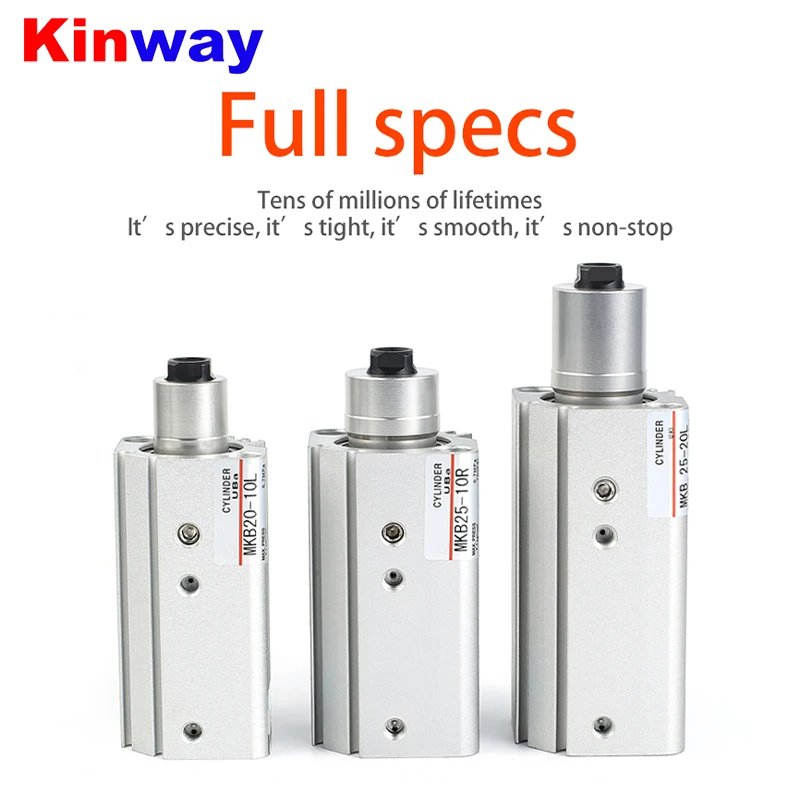 Pneumatic 90 Degree Clamping and Pressing Rotary Cylinder QCK/MKB16/20/25/32/40-10 * 30-L-R