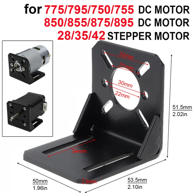 

Кронштейн для двигателя 775 нержавеющая сталь